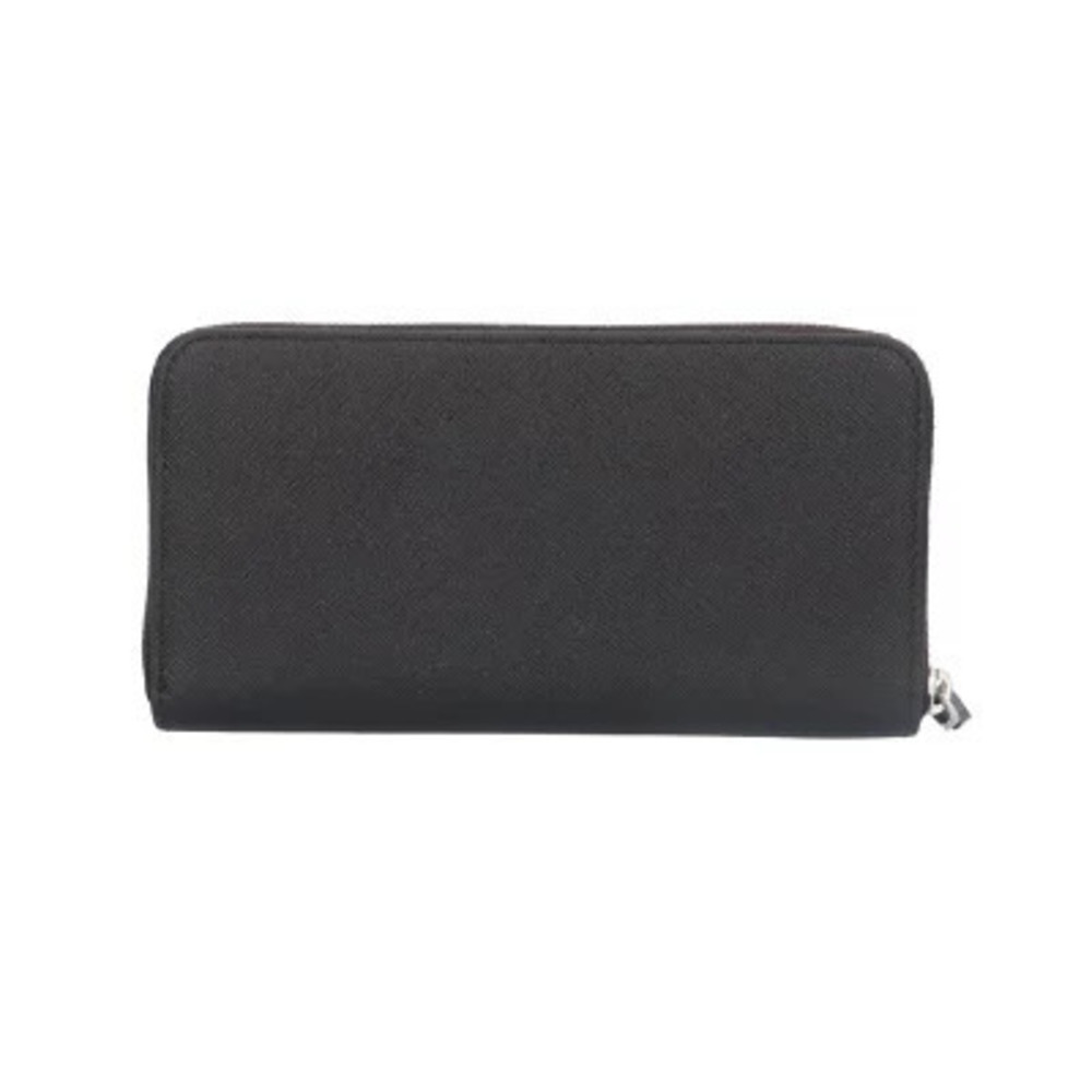 Prada Saffiano Leather Wallet Long Black